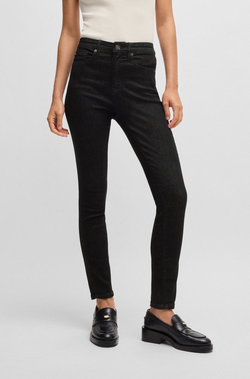 Hugo Boss Vaqueros skinny fit en tejido vaquero superelástico negro