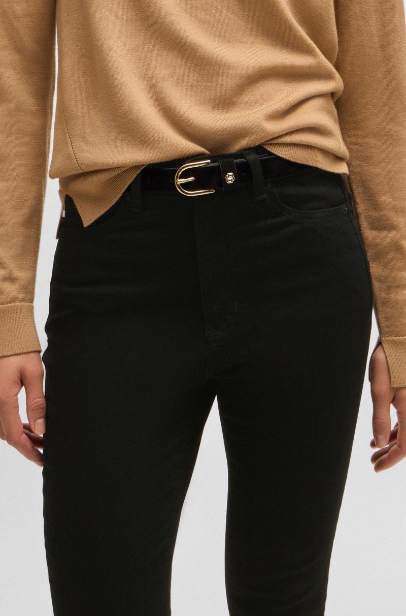 Hugo Boss Vaqueros Slim Fit De Tejido Denim Superelástico Stay Black