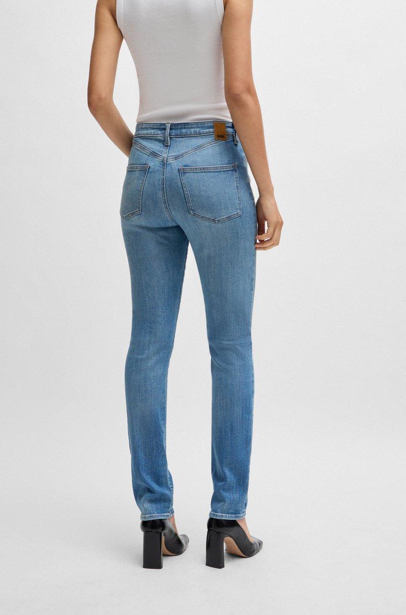 Hugo Boss Vaqueros Slim Fit En Tejido Vaquero Elástico Azul