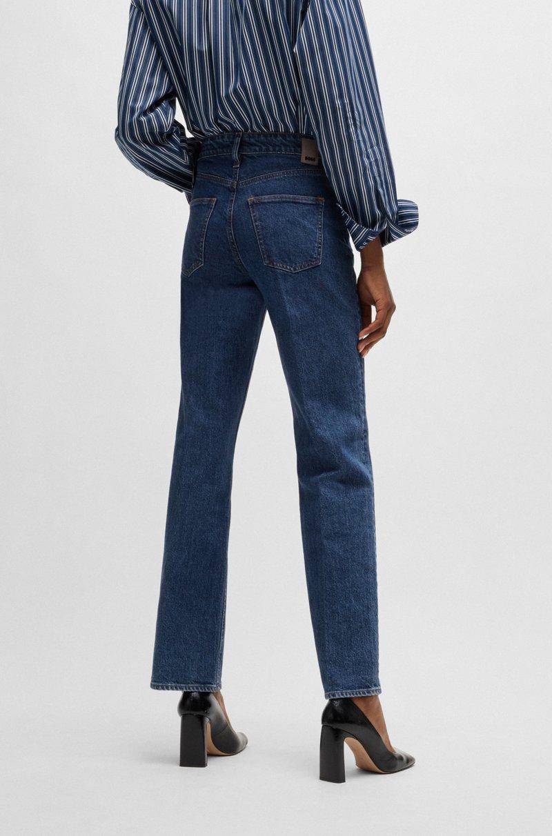 Hugo Boss Vaqueros Slim Fit En Un Cómodo Tejido Vaquero Elástico Azul