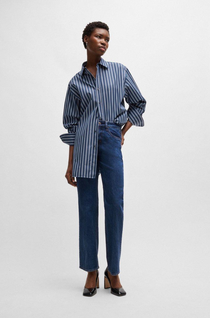 Hugo Boss Vaqueros Slim Fit En Un Cómodo Tejido Vaquero Elástico Azul