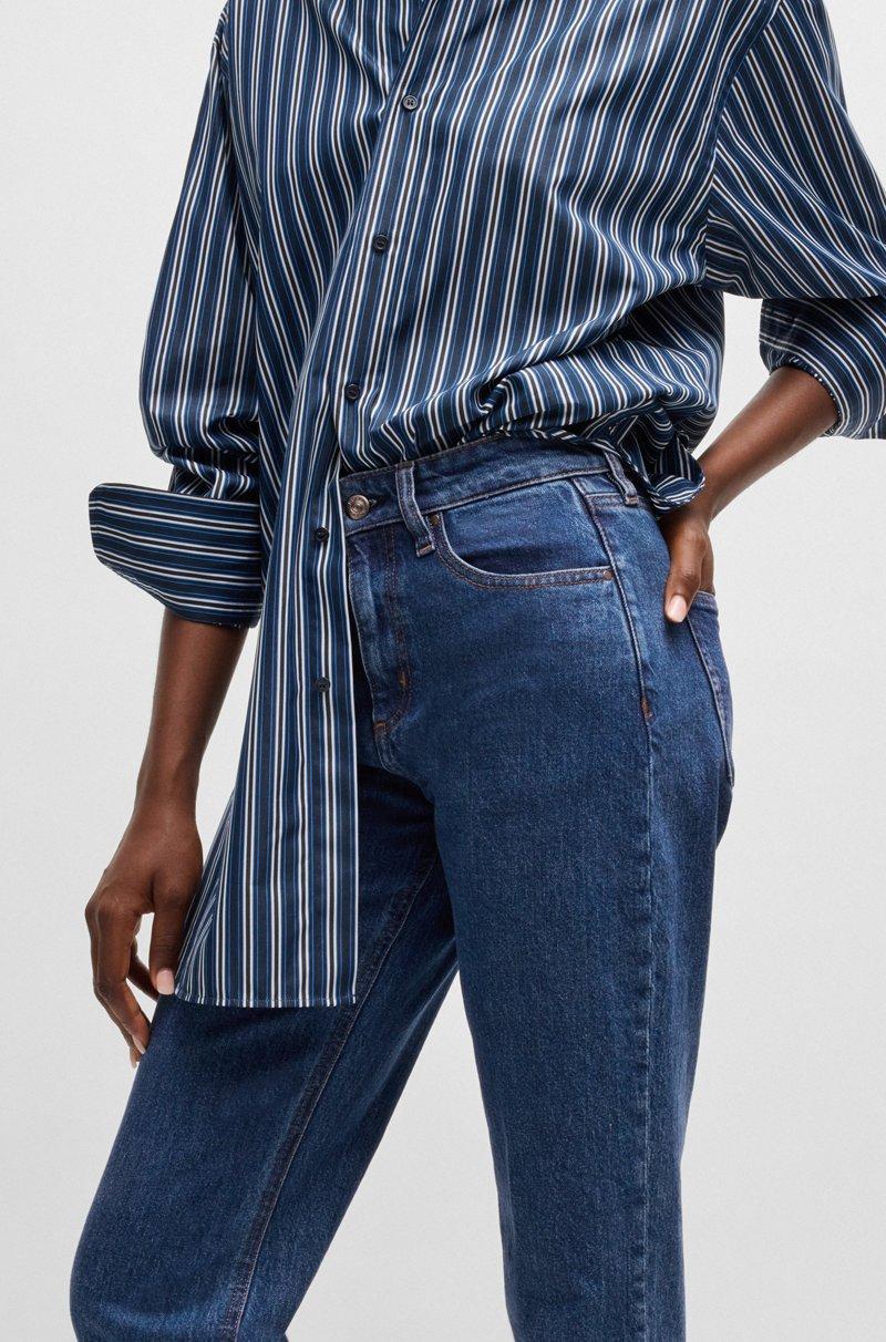 Hugo Boss Vaqueros Slim Fit En Un Cómodo Tejido Vaquero Elástico Azul