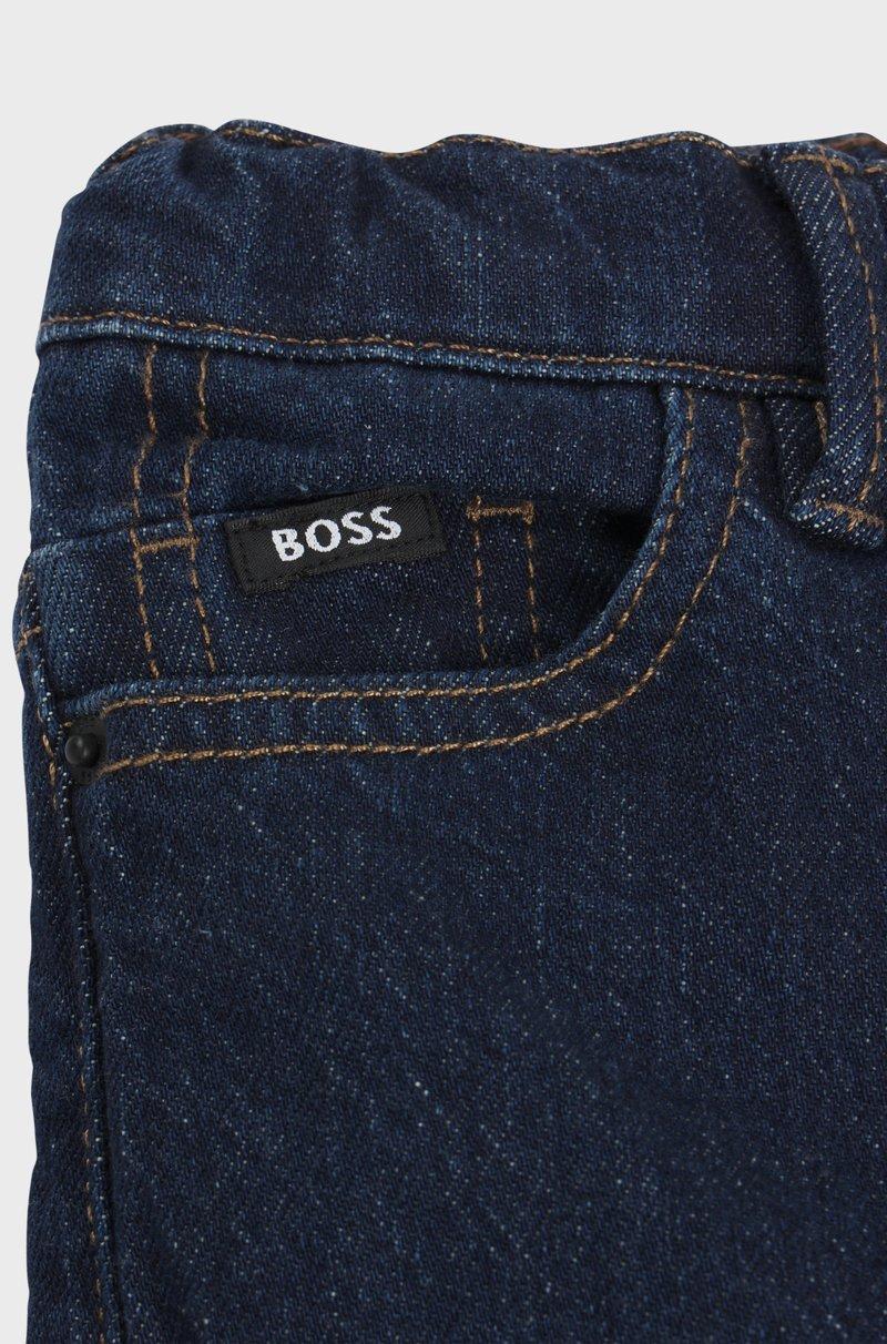 Hugo Boss Vaqueros Slim Fit Para Niños Con Remache De Monograma Double B