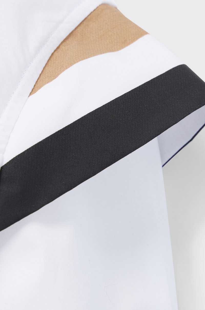 Hugo Boss Vestido Camisero Para Niñas Con Rayas Características