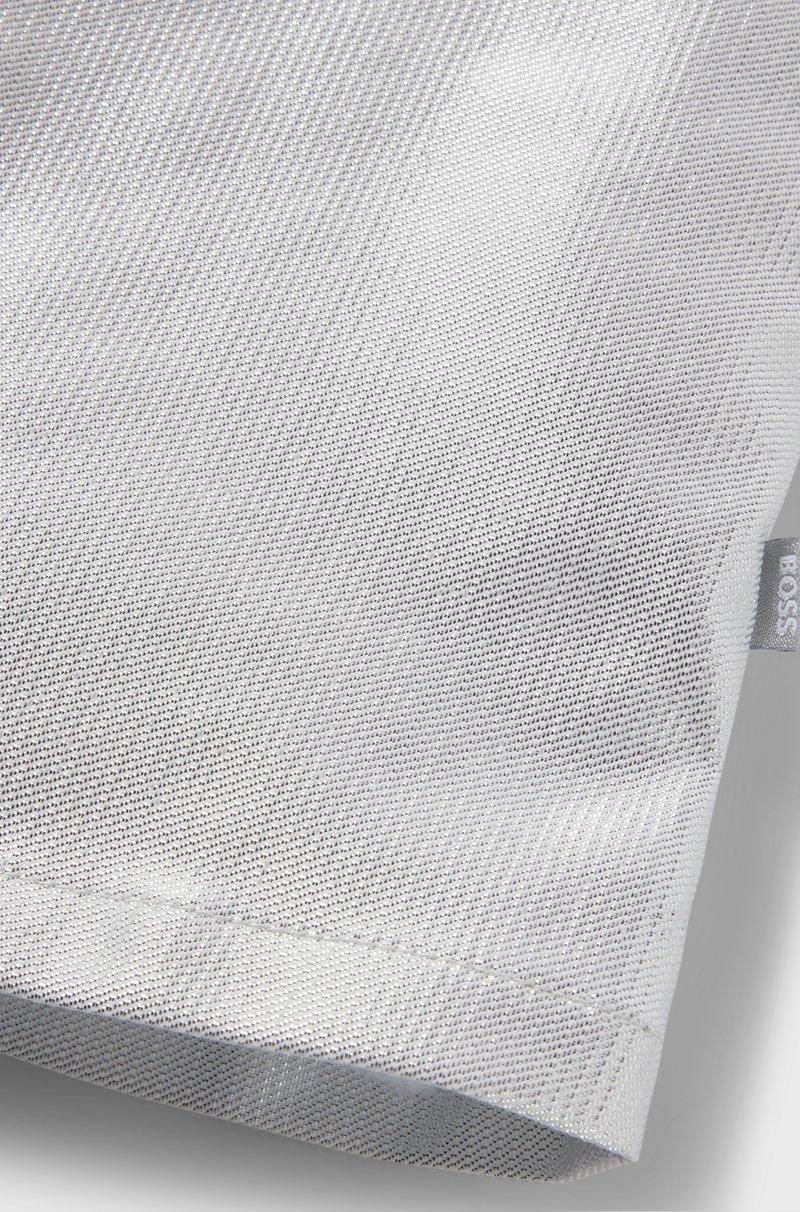 Hugo Boss Vestido Estilo Camiseta Para Niños Con Efecto Metalizado Y Logo Estampado