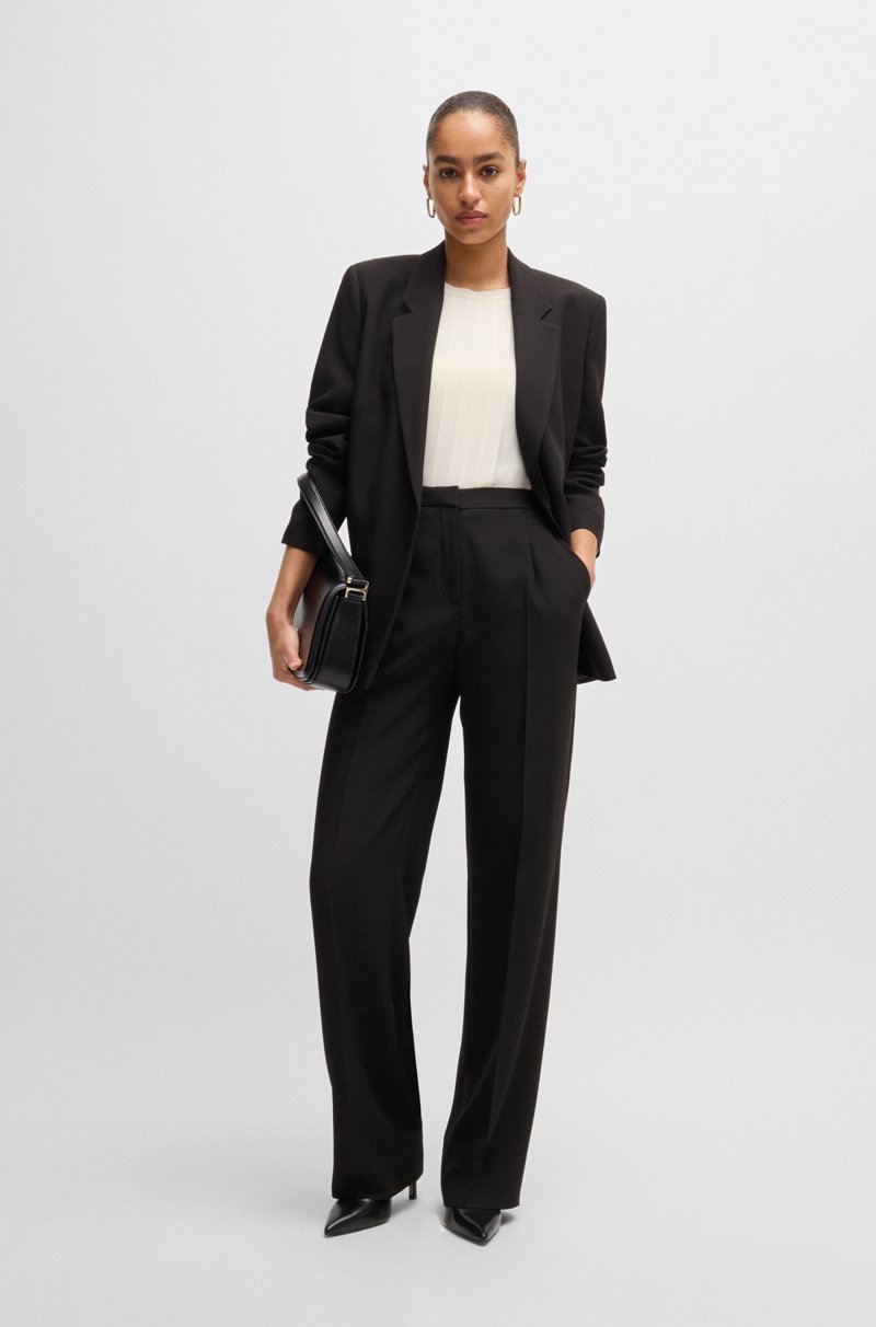 Hugo Boss Zapatos De Salón De Piel Con Tacón Alto Y Puntera Afilada