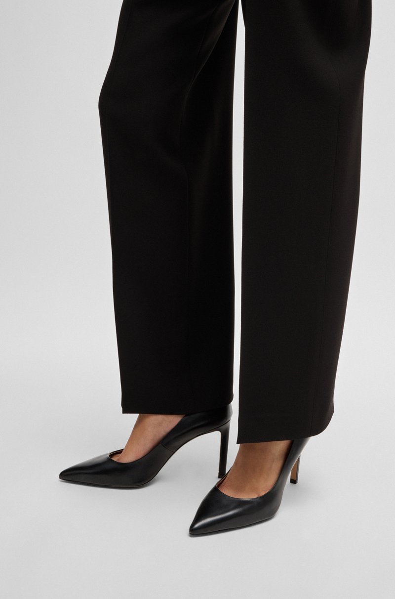 Hugo Boss Zapatos De Salón De Piel Con Tacón Alto Y Puntera Afilada