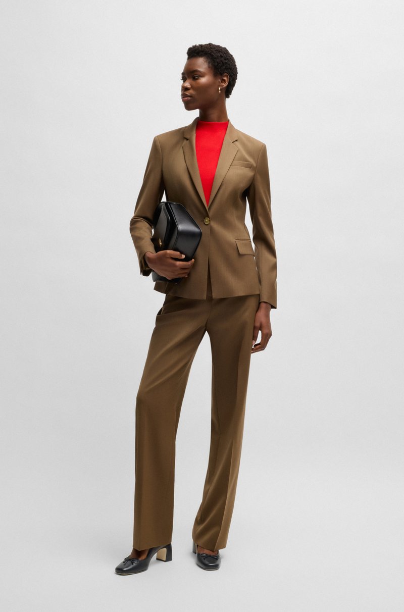 Hugo Boss Zapatos De Tacón De Piel De Napa Con Monograma Double B