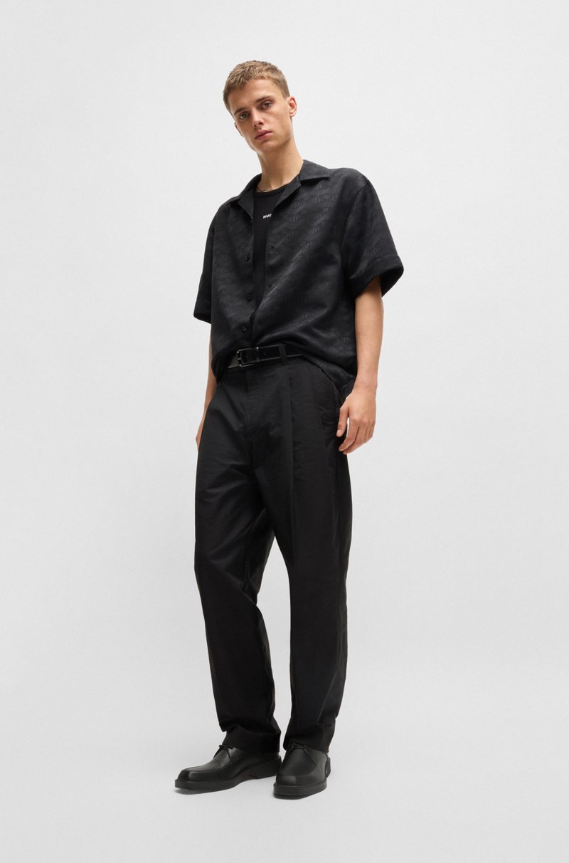 Hugo Boss Zapatos Derby De Piel Cepillada Con Puntera Cuadrada