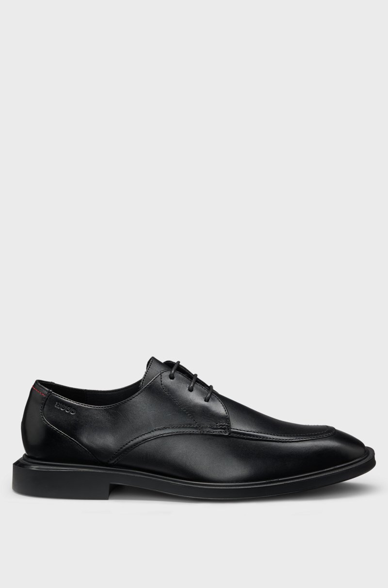 Hugo Boss Zapatos Derby De Piel Con Costuras Dobles