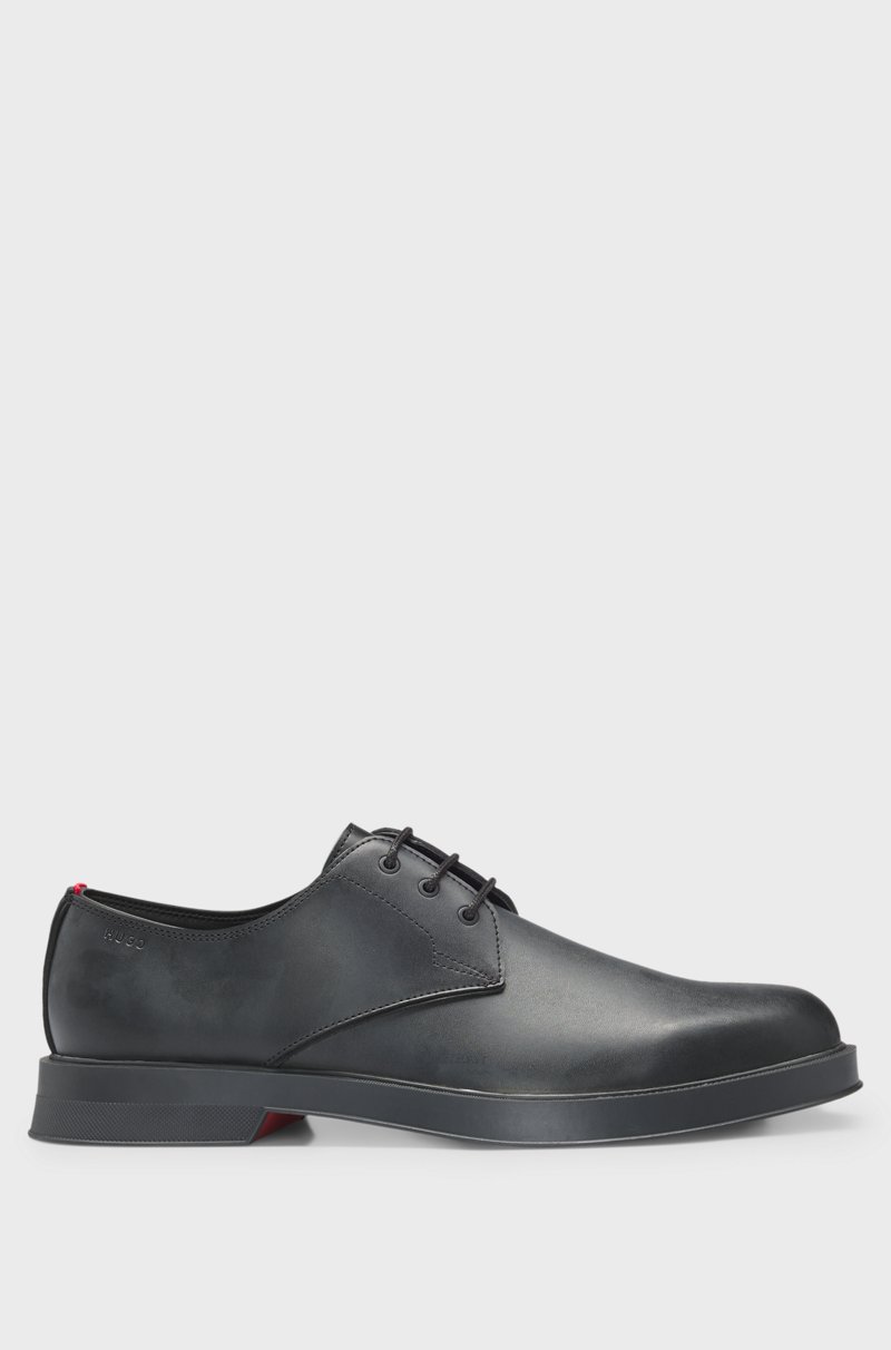 Hugo Boss Zapatos Derby De Piel Con Ojales Metálicos
