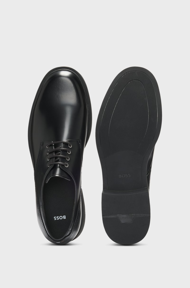 Hugo Boss Zapatos Derby De Piel Con Ojales Metálicos