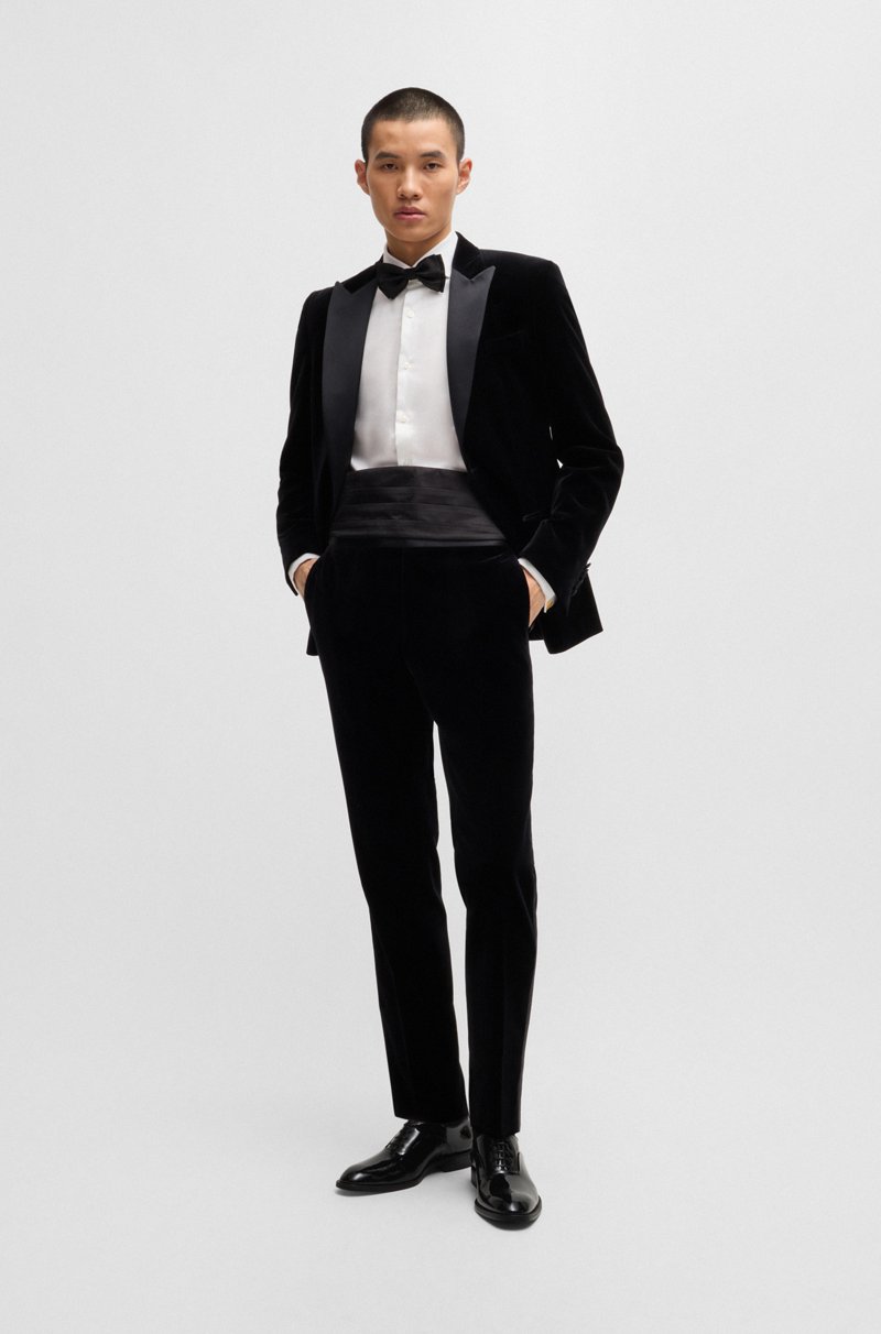 Hugo Boss Zapatos Oxford De Charol Con Detalles Pespunteados