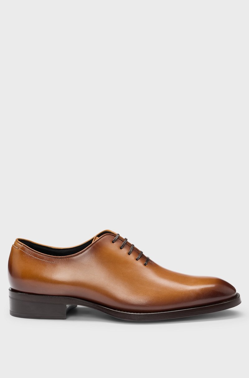 Hugo Boss Zapatos Oxford Elaborados En Italia En Piel Pulida