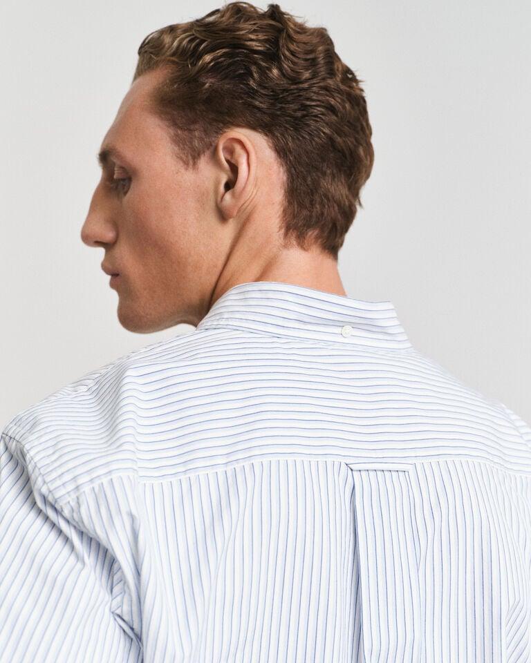 Gant Camisa De Popelina A Rayas De Inspiración Histórica Relaxed Fit