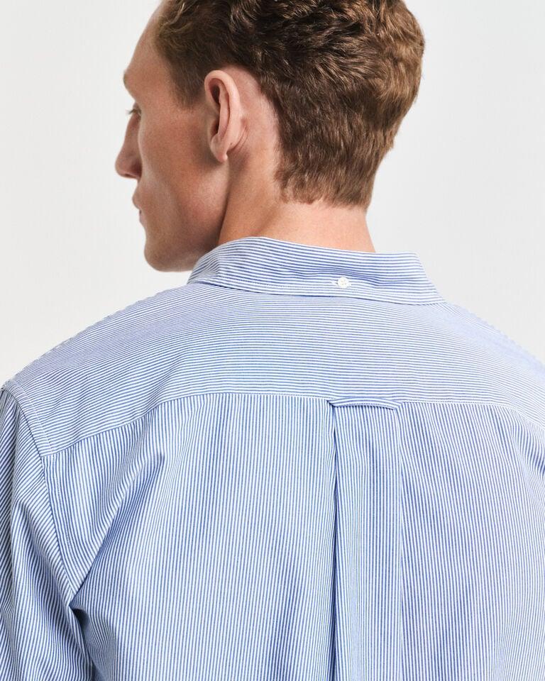 Gant Camisa De Popelina Clásica A Rayas Finas Regular Fit