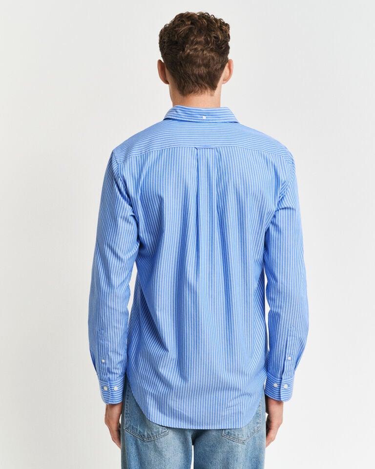 Gant Camisa De Popelina Clásica De Rayas Regular Fit