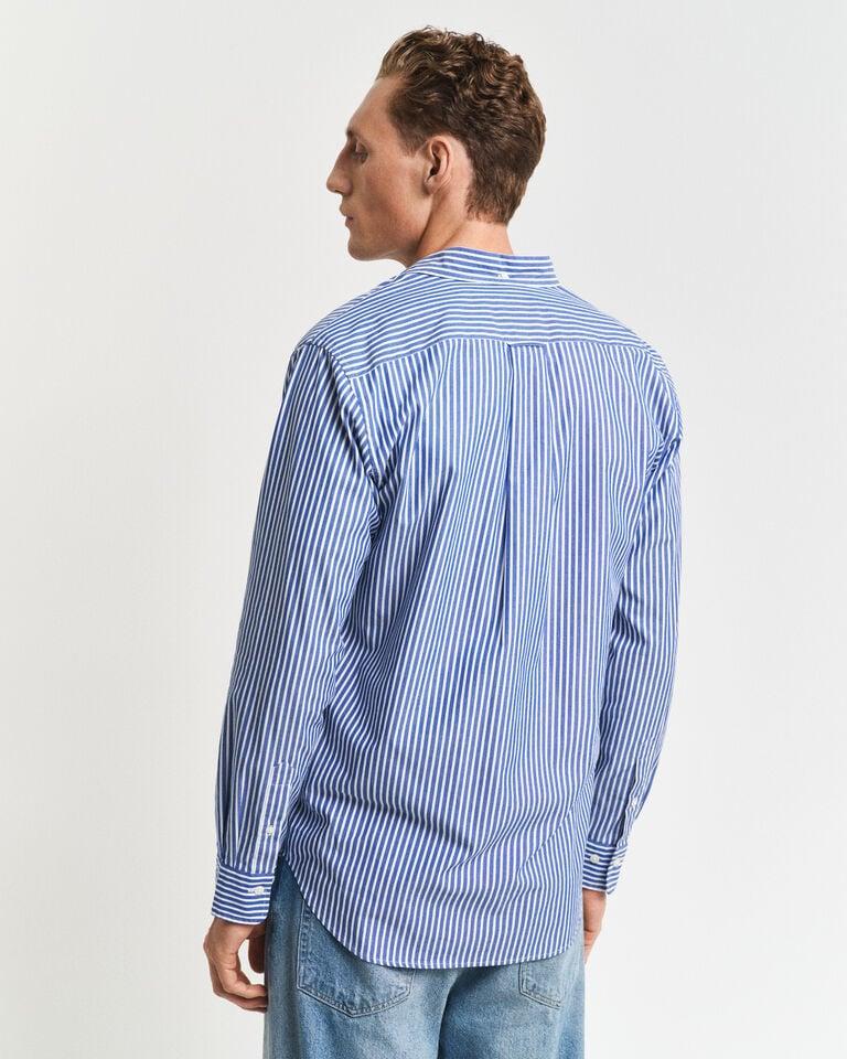 Gant Camisa De Popelina Clásica De Rayas Regular Fit