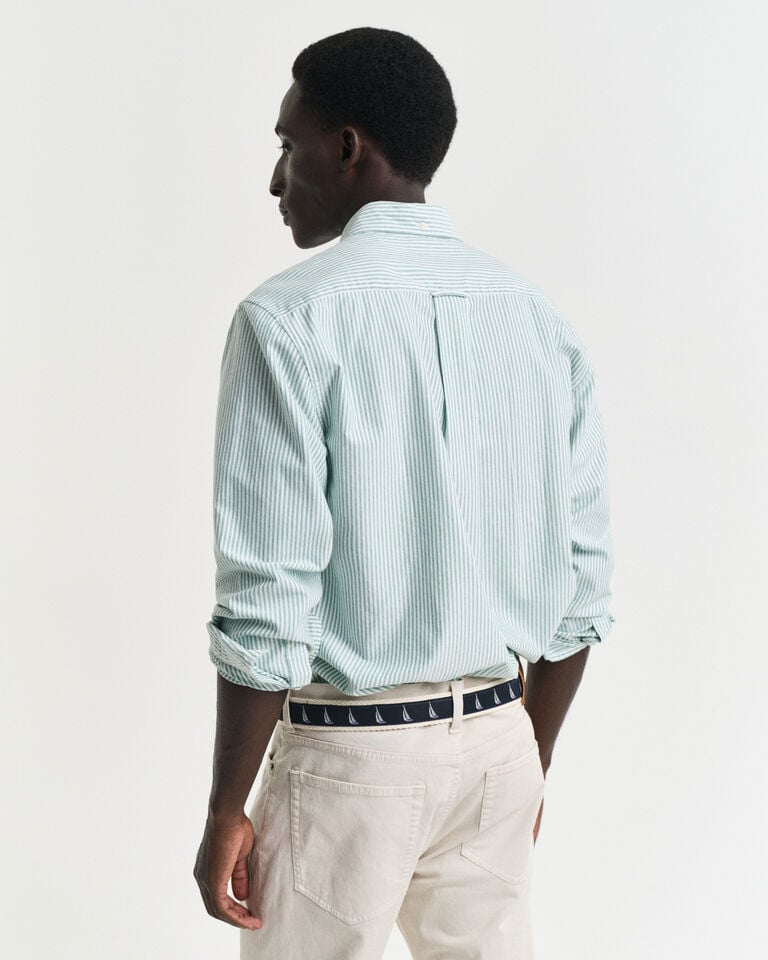 Gant Camisa Oxford Clásica Regular Fit De Rayas Finas