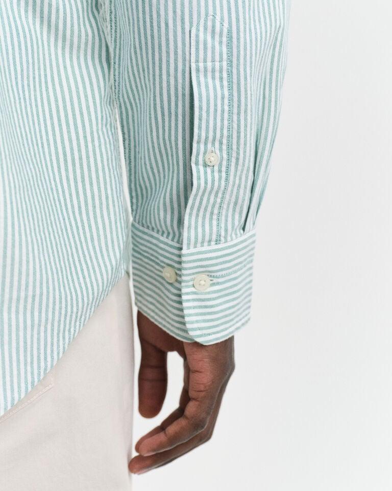 Gant Camisa Oxford Clásica Regular Fit De Rayas Finas