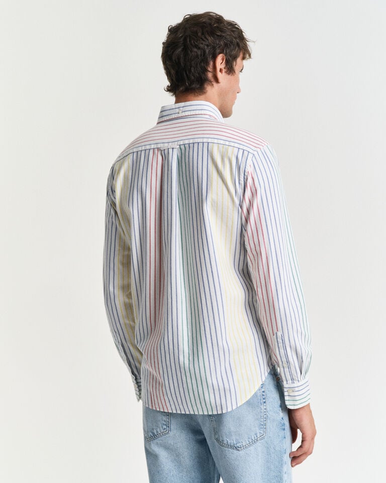 Gant Camisa Oxford Regular Fit Archive A Rayas Multicolor