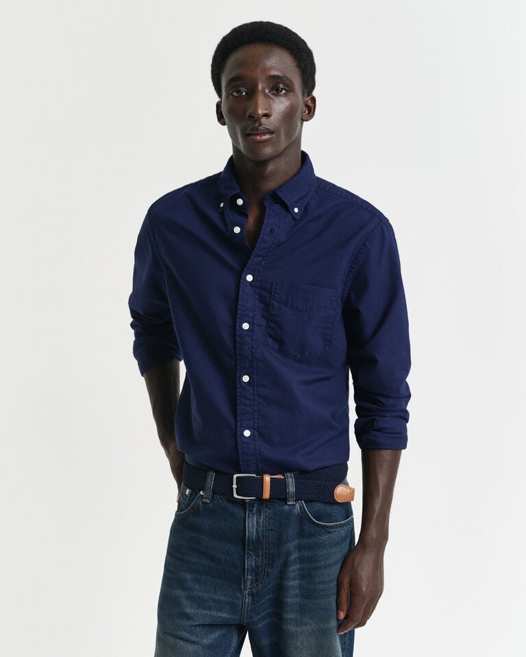 Gant Camisa Oxford Regular Fit Archive teñida en prenda
