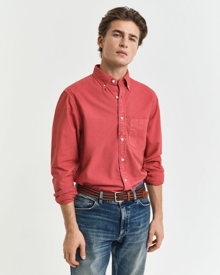 Gant Camisa Oxford Regular Fit Archive teñida en prenda