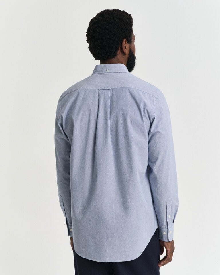 Gant Camisa Regular Fit A Rayas Con Textura Labrada