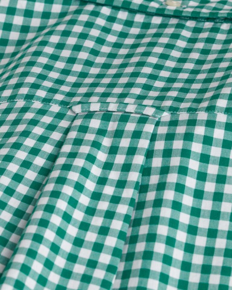 Gant Camisa Regular Fit Clásica De Manga Corta En Popelina A Cuadros Vichy
