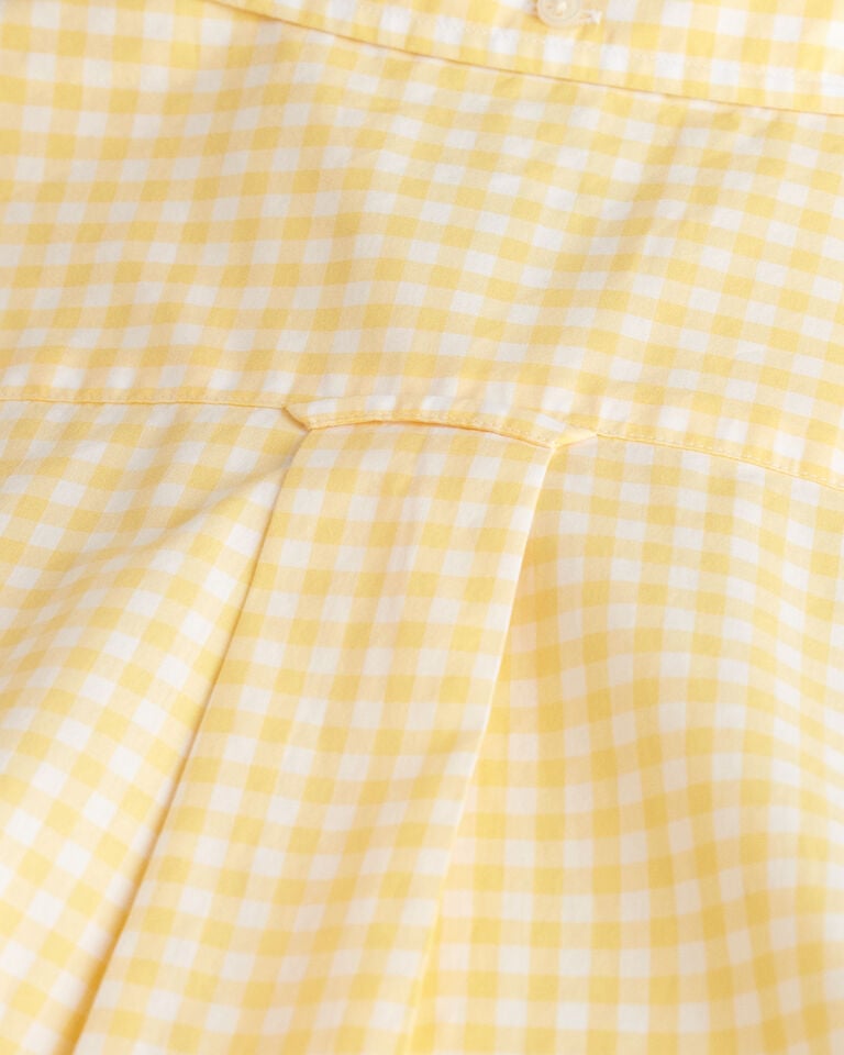 Gant Camisa Regular Fit Clásica De Manga Corta En Popelina A Cuadros Vichy