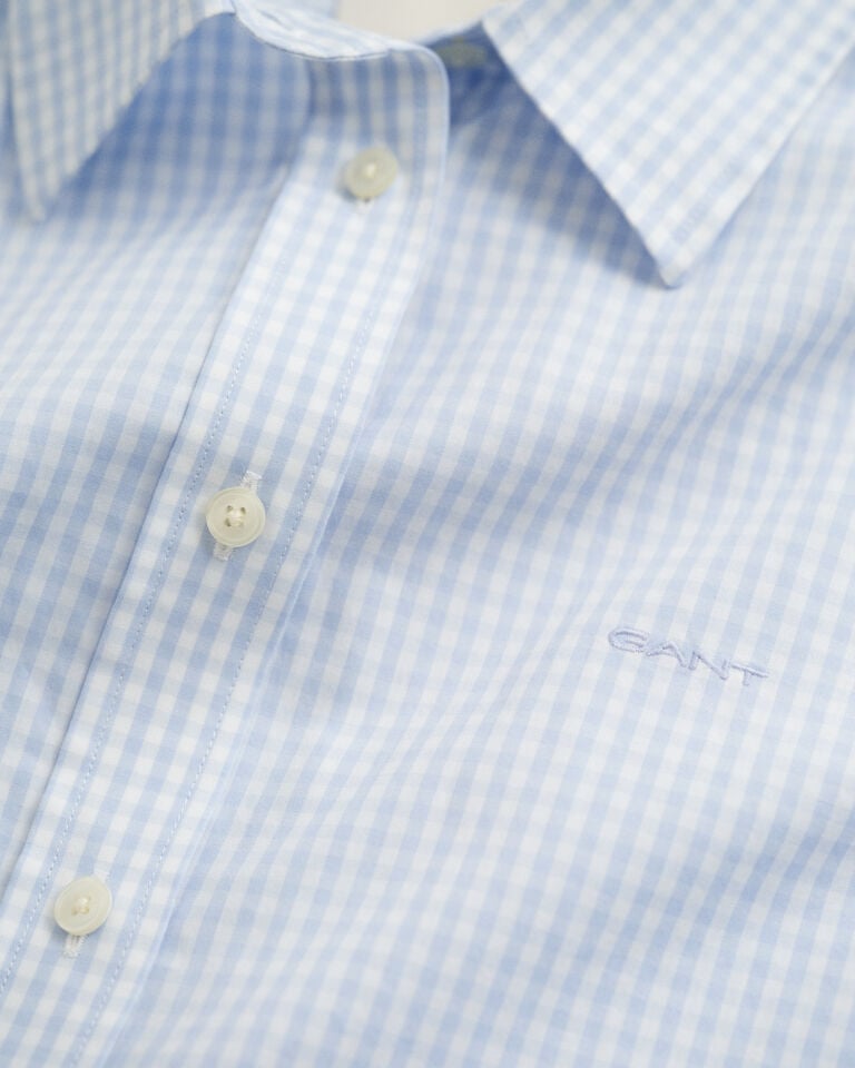 Gant Camisa Regular Fit De Popelina A Cuadros Vichy
