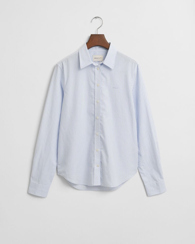 Gant Camisa Regular Fit de popelina a cuadros Vichy