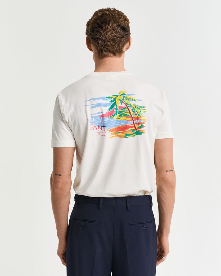Gant Camiseta Con Estampado Gráfico GANT USA Sailing Print