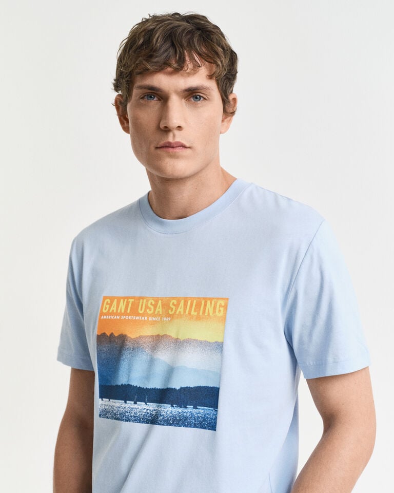 Gant Camiseta Con Estampado Gráfico GANT USA Sailing Print