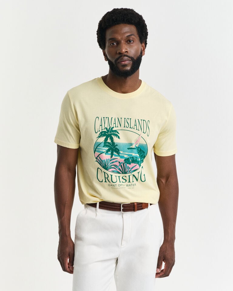 Gant Camiseta con estampado gráfico GANT USA Sailing Print