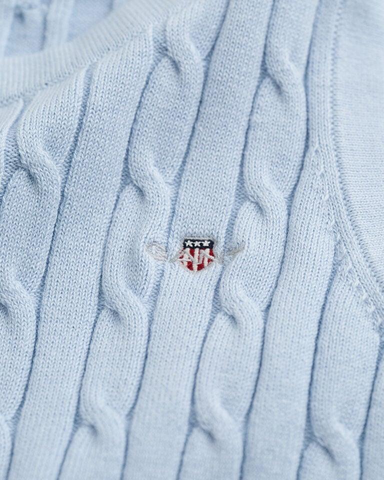 Gant Camiseta Sin Mangas De Punto De Ochos En Algodón Elástico