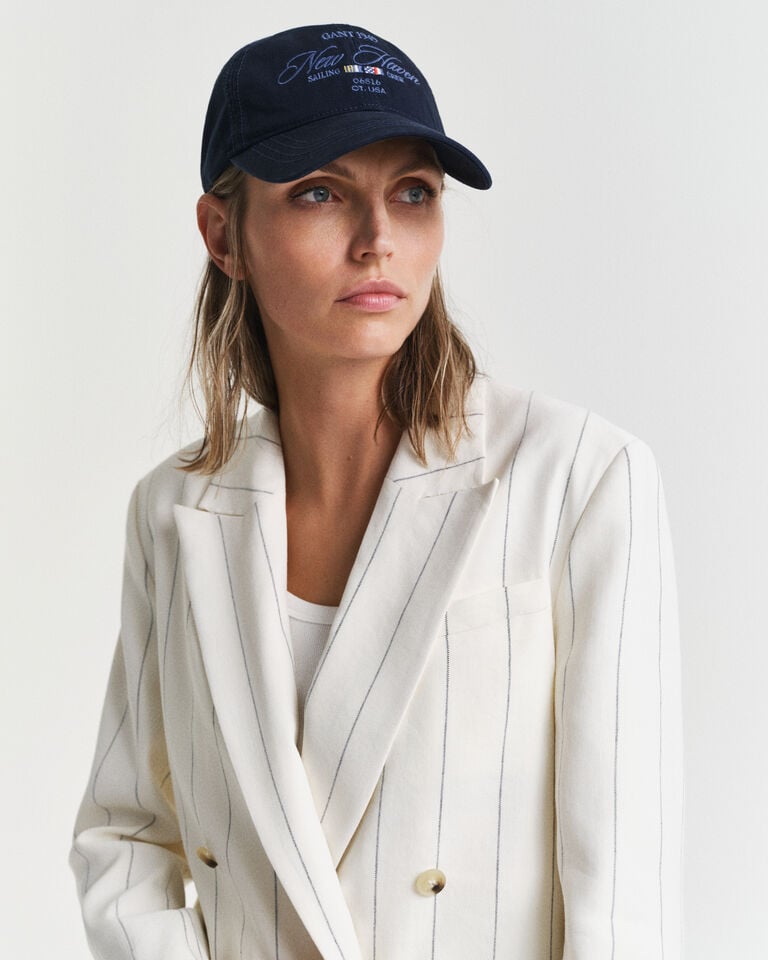 Gant Americana Club De Lino Con Raya Diplomática