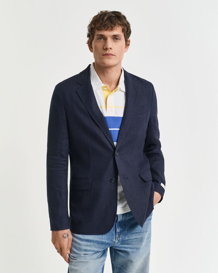 Gant Americana Regular Fit de lino Garment Dyed