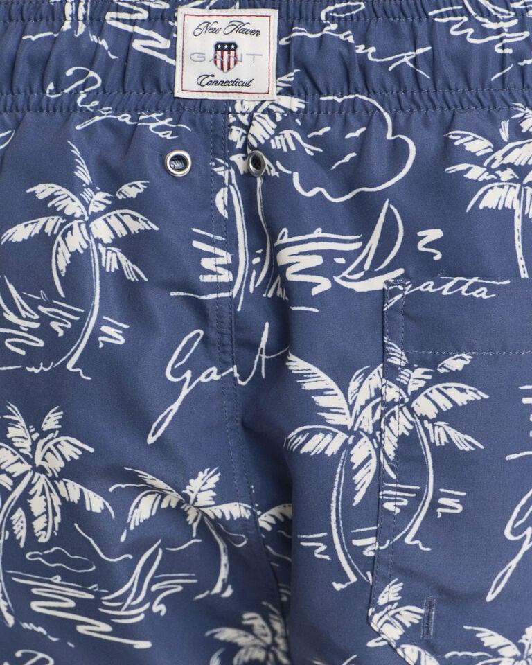 Gant Bañador Con Estampado Island