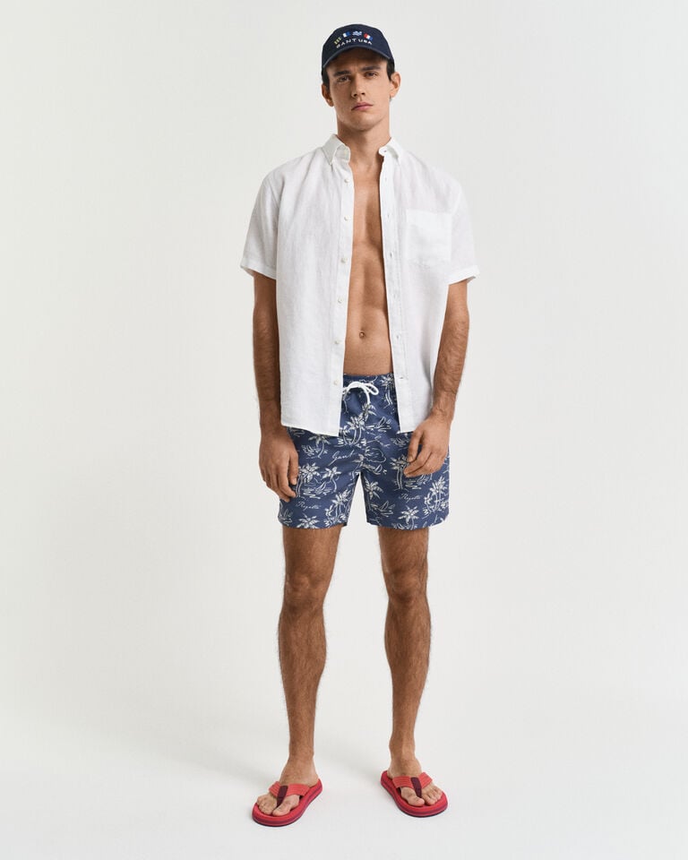 Gant Bañador con estampado Island