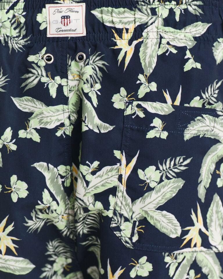 Gant Bañador Con Estampado Tropical Leaves