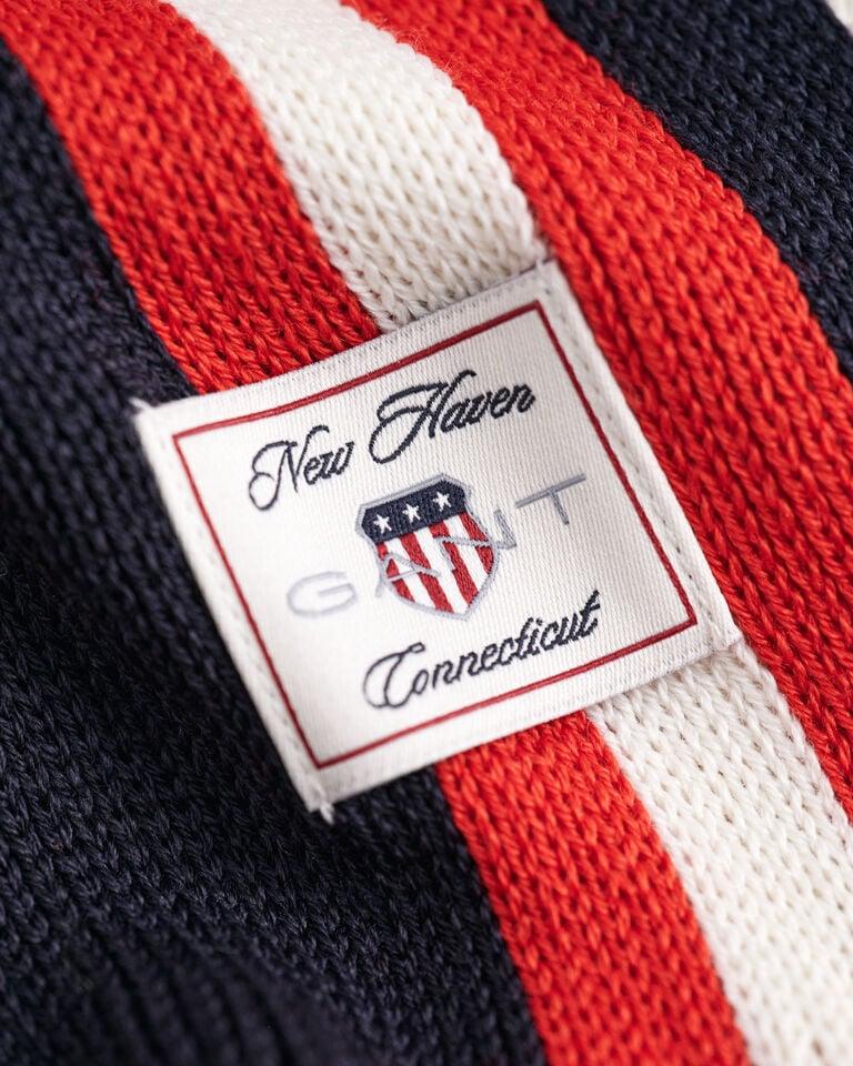 Gant Bufanda De Punto De Mezcla De Lana A Rayas