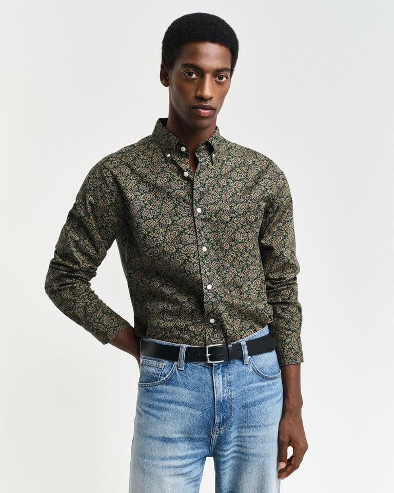 Gant Camisa con estampado de cachemir Regular Fit