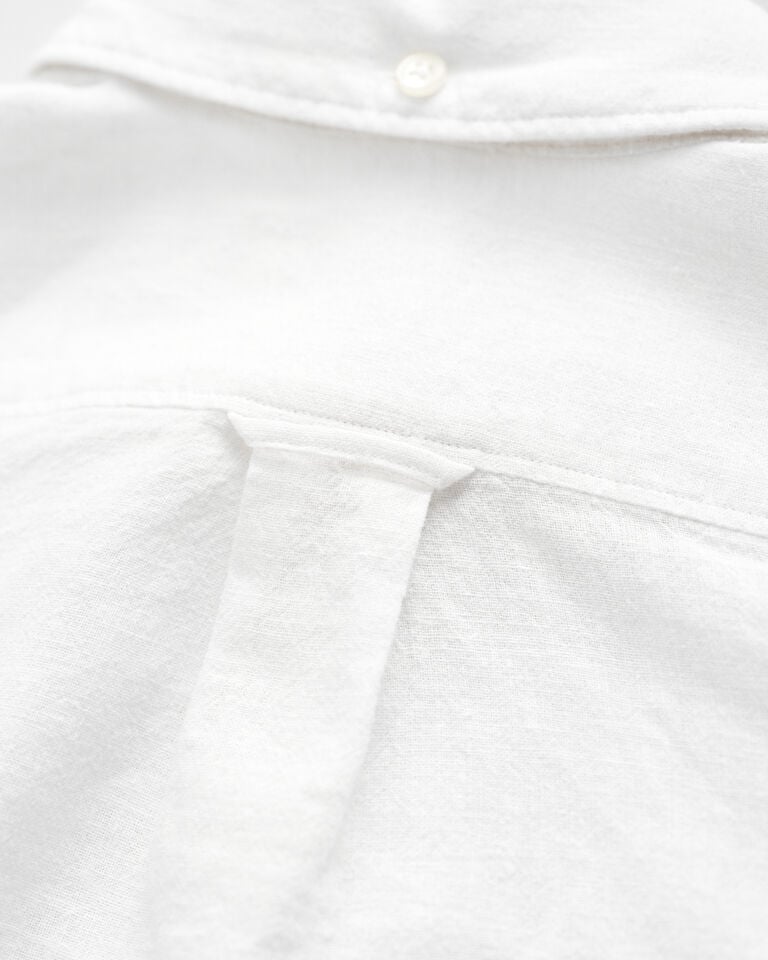 Gant Camisa De Algodón Y Lino Kids