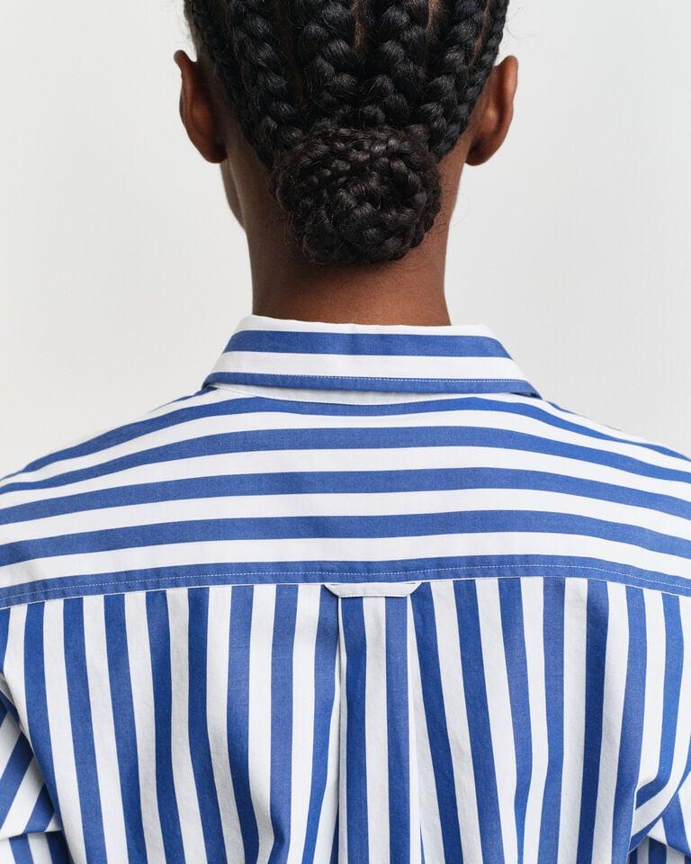 Gant Camisa De Popelina A Rayas Anchas Regular Fit