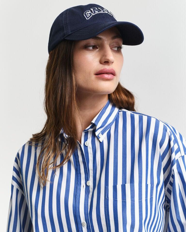 Gant Camisa De Popelina Clásica A Rayas Oversize