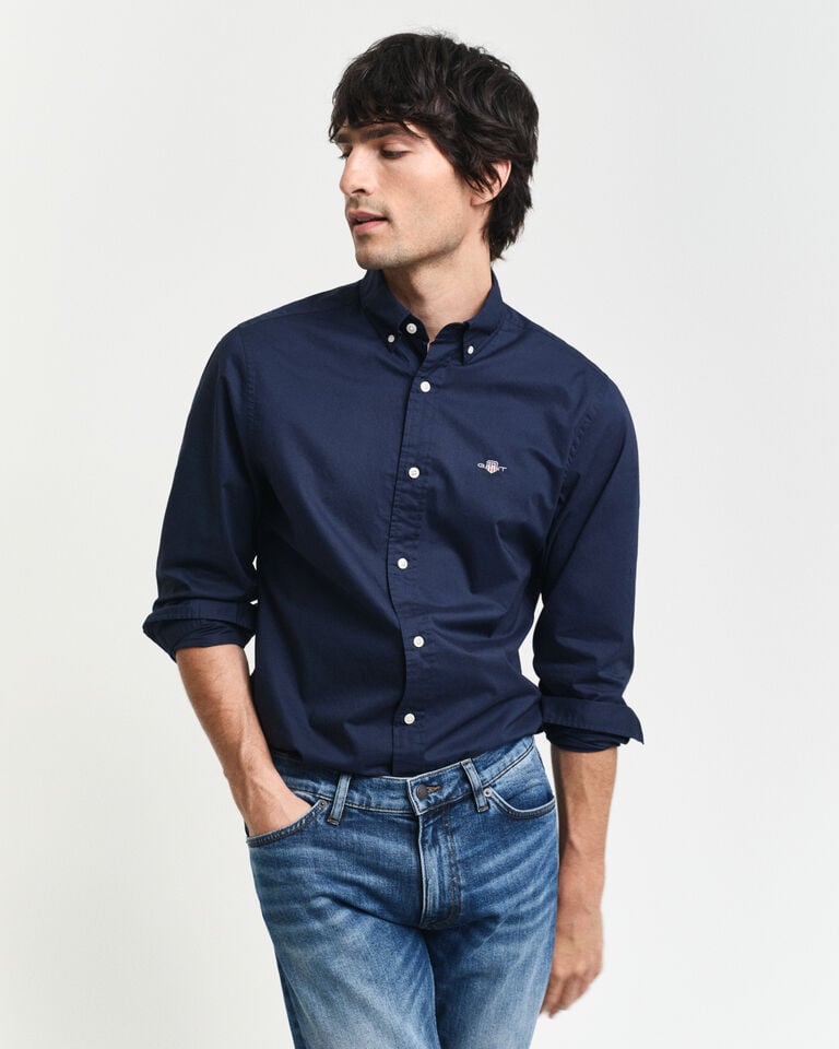 Gant Camisa de popelina clásica Slim Fit
