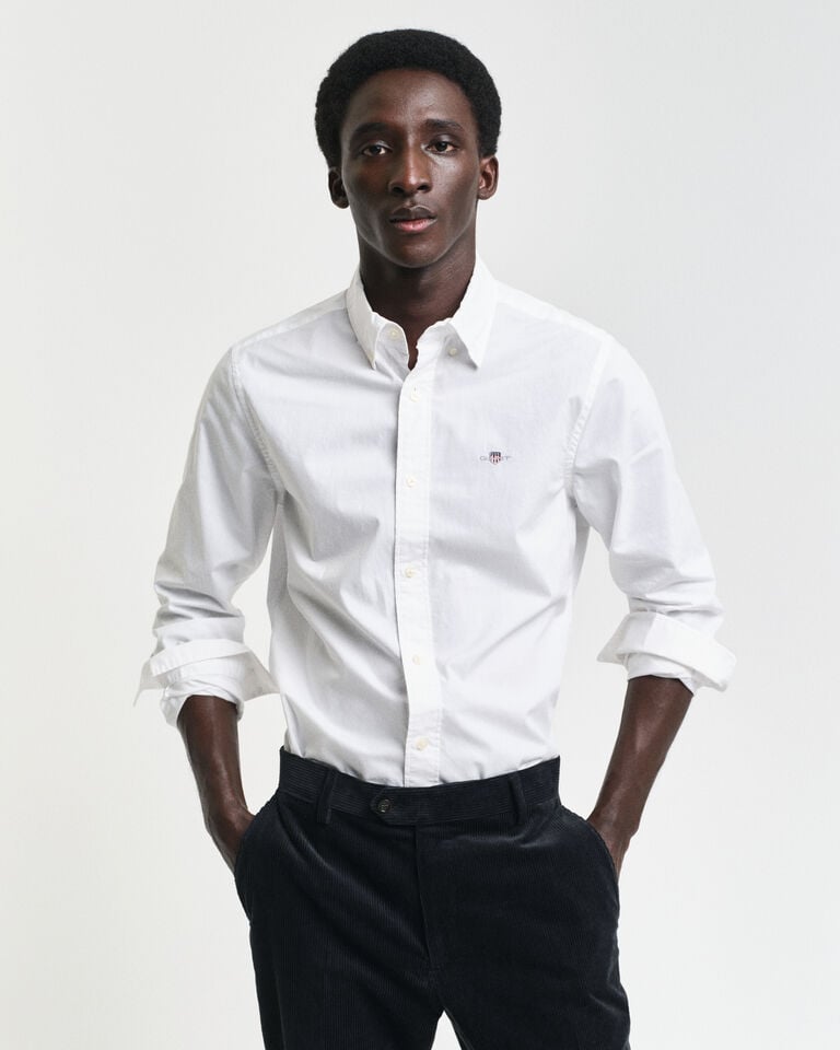 Gant Camisa de popelina clásica Slim Fit