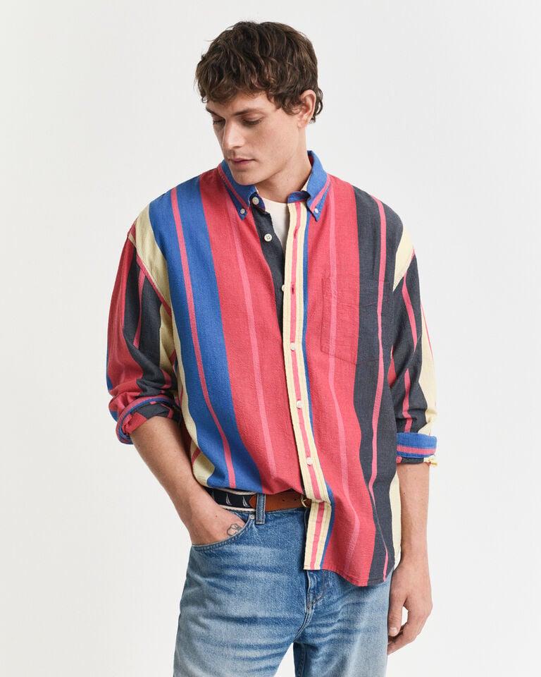 Gant Camisa Oversized Fit de sirsaca a rayas