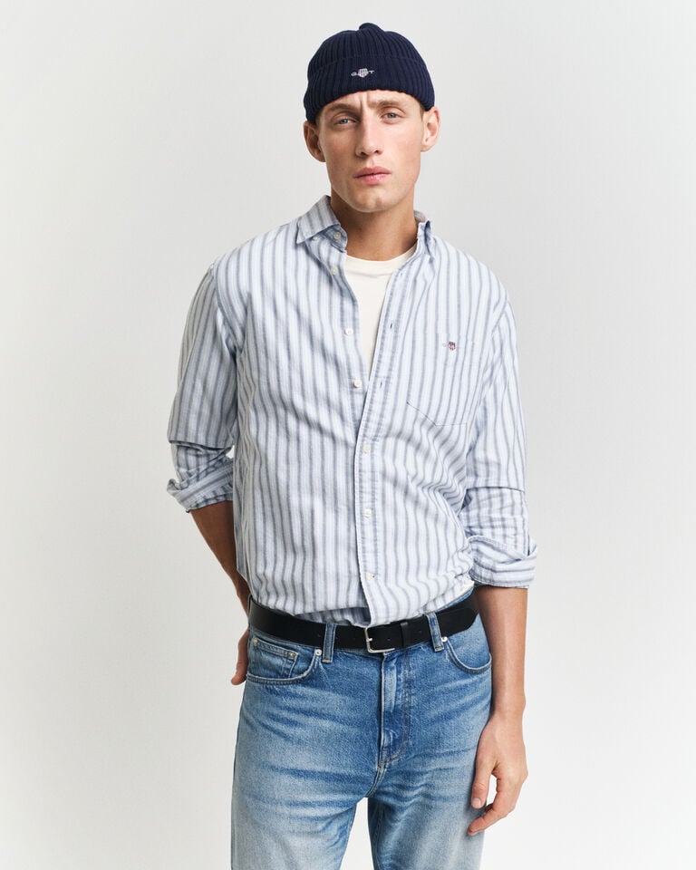 Gant Camisa Oxford clásica de rayas Regular Fit